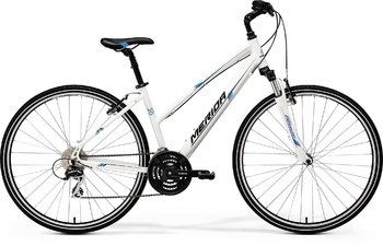Гибридный велосипед Merida Crossway 20-V-lady White (blue/black) (2017)