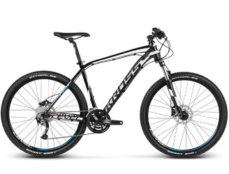 Велосипед MTB Kross Level R3 Black/White/Blue glossy 27,5 (2017)