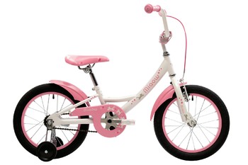Детский велосипед Pride Miaow White/pink (2018)
