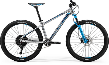 Велосипед MTB Merida Big.Seven 600 Shiny Silver (Sky Blue/Blue) (2018)