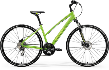 Гибридный велосипед Merida Crossway 20-D Lady Green (Lite Green/Black) (2018)