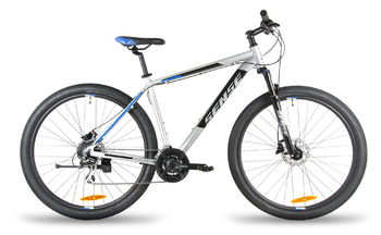 Велосипед MTB SENSE DYNAMIC DISC 290 HD Nickel/black/blue (2018)